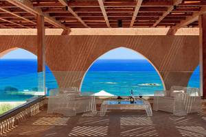 Aussicht vom Boutique 5 Hotel & Spa auf das Meer und die Küste