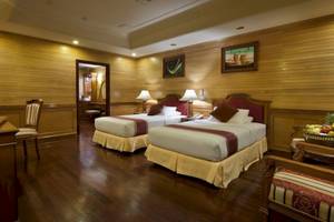 Royal Island Resort & Spa in Malediven, Bungalow Schlafzimmer