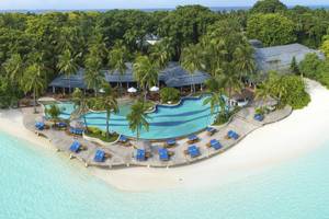 Royal Island Resort & Spa in Malediven, Aussenansicht, Strand, Meer