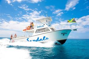 Sandals Whitehouse European Village & Spa Segelboot auf dem Ozean