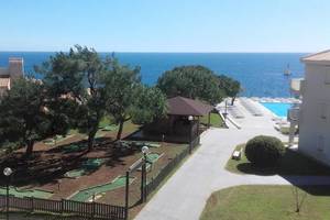 Blau Punta Reina Hotel mit Blick auf den Golfplatz und den Ozean