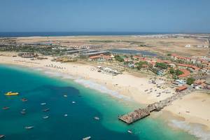 Sobrado Hotel in Kapverden Aussenansicht Strand