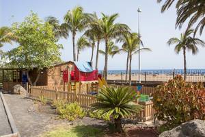 Kinderspielplatz am Strand im Hipotels La Geria
