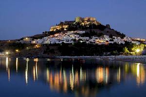 Lindos Bay in Rhodos