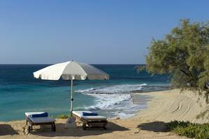Grecian Sands Hotel in Ayia Napa, Strand Sonnenschirm