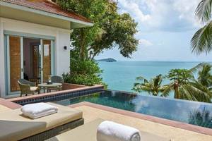 Villa-Pool mit Meerblick im Amatara Welleisure Resort
